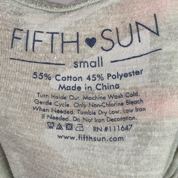 Fifth Sun Olive Green Graphic Tank - Picture 6 of 6